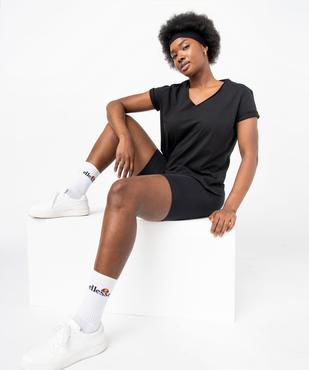 Legging court en maille extensible femme vue9 - GEMO 4G FEMME - GEMO
