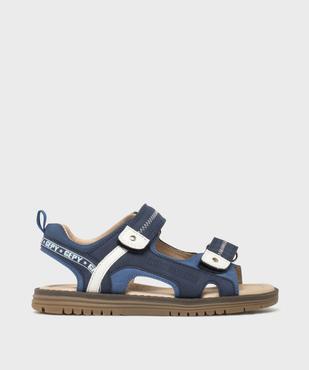 Sandales casual chic à double scratch garçon - Gepy vue1 - GEPY - GEMO