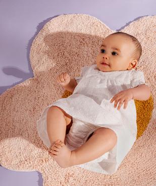 Ensemble robe de cérémonie brodée et culotte bloomer bébé fille vue8 - GEMO(BB COUCHE) - GEMO