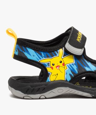 Sandales sport garçon à scratch Pikachu - Pokémon vue6 - POKEMON - GEMO