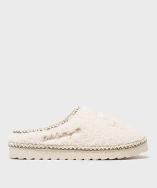 Chaussons mules en sherpa femme - LuluCastagnette vue1 - LULUCASTAGNETTE - GEMO