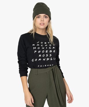 Sweat femme molletonné imprimé fantaisie vue1 - FOLLOW ME - GEMO