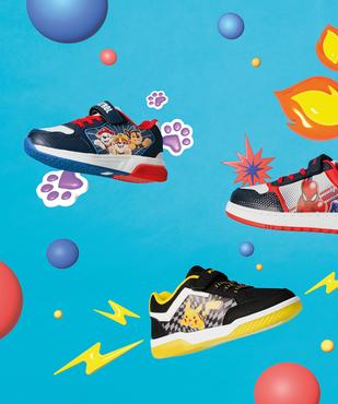 Baskets basses à scratch et imprimé garçon - La Pat'Patrouille vue7 - PAT PATROUILLE - GEMO