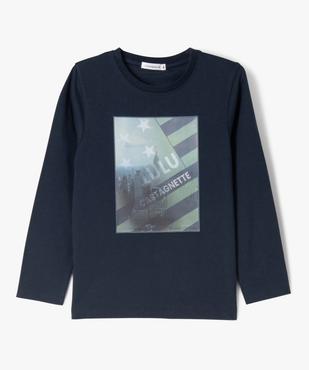 Tee-shirt manches longues avec motif animé garçon - LuluCastagnette vue1 - LULUCASTAGNETTE - GEMO