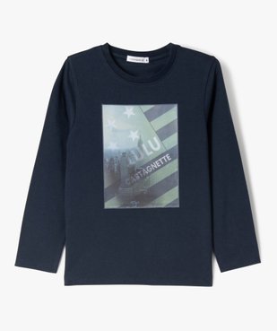 Tee-shirt manches longues avec motif animé garçon - LuluCastagnette vue1 - LULUCASTAGNETTE - GEMO