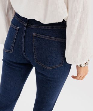 Jean Regular taille haute en denim stretch femme - Longueur L30 vue6 - GEMO(FEMME PAP) - GEMO