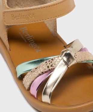 Sandales métallisées à talon fermé fille - Berlingot by Pom d'Api vue6 - BERLINGOT BY POM D'API (M) - GEMO