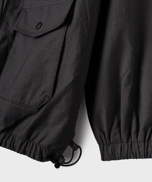Blouson imperméable à capuche avec manches amovibles garçon vue3 - GEMO (JUNIOR) - GEMO