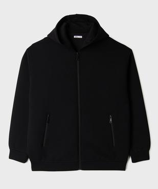 Sweat zippé à capuche garçon vue1 - GEMO (JUNIOR) - GEMO