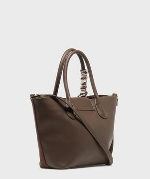 Sac cabas bi-matière femme vue2 - GEMO (ACCESS) - GEMO