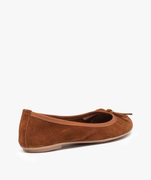 Ballerines plate dessus en cuir femme - Tanéo vue5 - TANEO - GEMO