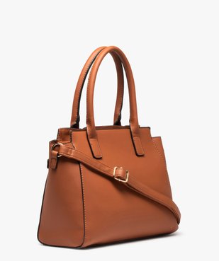 Sac à main multimatière à breloque cadenas fantaisie vue2 - GEMO (ACCESS) - GEMO