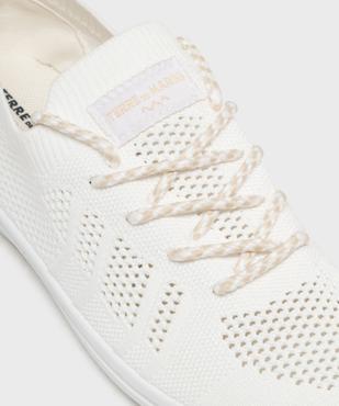 Tennis en toile tricotée femme - Terre de marins vue6 - TERRE DE MARINS - GEMO