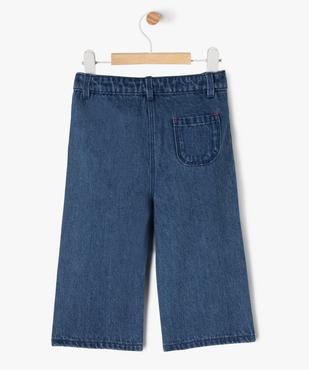 Jean large avec noeud à la taille bébé fille - LuluCastagnette vue4 - LULUCASTAGNETTE - GEMO