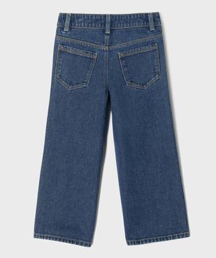 Jean wide leg taille ajustable fille vue5 - GEMO 4G FILLE - GEMO