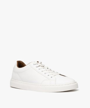 Baskets de ville à lacets unies homme vue2 - URBAN STEPS - GEMO