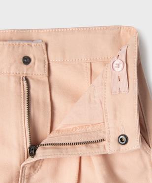 Pantalon wide leg avec taille ajustable fille vue2 - GEMO (ENFANT) - GEMO