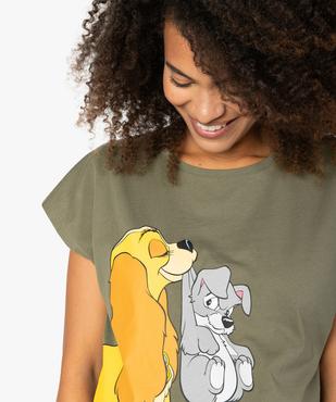 Tee-shirt de grossesse loose à manches courtes - Disney La Belle et le Clochard vue2 - DISNEY DTR - GEMO