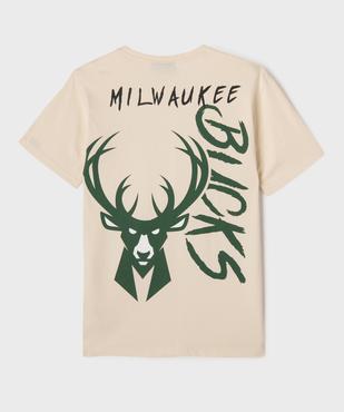 Tee-shirt manches courtes Milwaukee Bucks garçon - NBA vue4 - NBA - GEMO