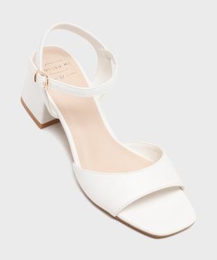 Sandales à talon toucher velours femme - Valentina Baldano vue5 - FOLLOW ME - GEMO