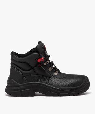 Chaussures de sécurité homme unies à col matelassé montant vue1 - FIGHTER - GEMO