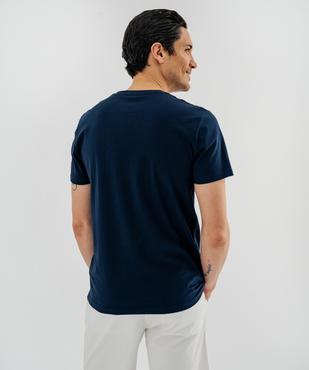 Tee-shirt manches courtes en jersey imprimé homme vue3 - GEMO 4G HOMME - GEMO