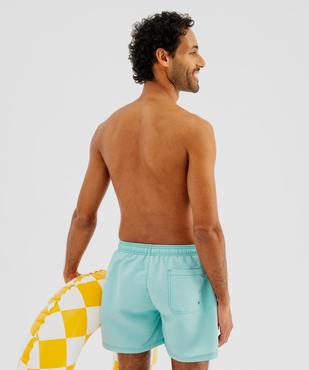 Short de bain uni homme  vue3 - GEMO (PLAGE) - GEMO