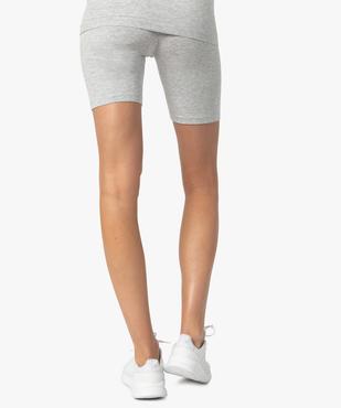 Legging court en maille extensible femme vue3 - GEMO 4G FEMME - GEMO