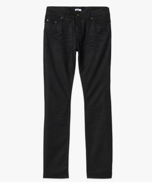 Jean homme coupe straight en toile enduite vue4 - GEMO (HOMME) - GEMO