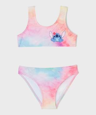 Maillot de bain 2 pièces tie-and-dye fille - Stitch vue1 - LILO & STITCH - GEMO