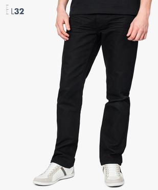 Jean homme regular 5 poches longueur L32 vue1 - GEMO (HOMME) - GEMO