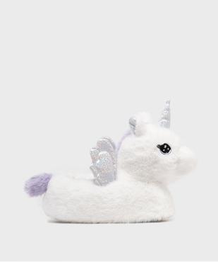 Chaussons 3D en forme de licorne avec paillettes fille vue1 - GEMO (ENFANT) - GEMO