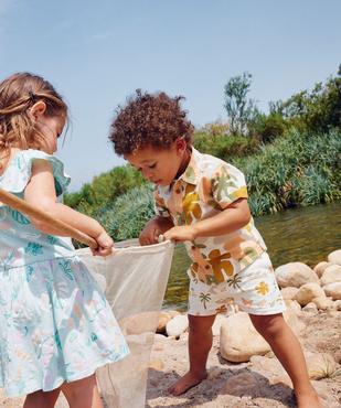 Short en maille à motifs estivaux bébé garçon vue5 - GEMO 4G BEBE - GEMO