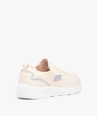 Baskets femme unies légères à lacets - Skechers vue4 - SKECHERS - GEMO