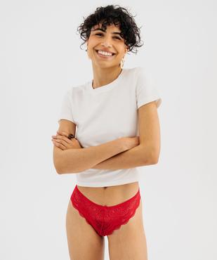 String en dentelle et tulle femme (lot de 2) vue7 - GEMO(HOMWR FEM) - GEMO