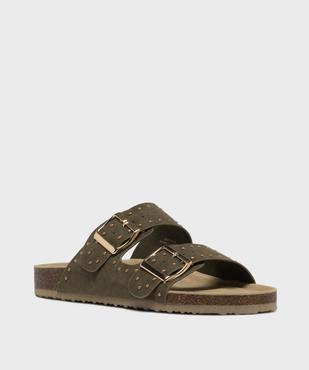 Mules à larges brides femme - 5 Miles vue2 - 5 MILES - GEMO