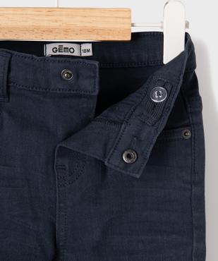 Pantalon slim en toile extensible bébé garçon vue5 - GEMO 4G BEBE - GEMO