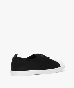 Baskets en toile avec lacets et bout renforcé femme vue10 - VALENTINA BALDA - GEMO