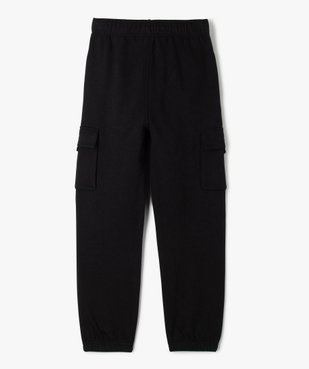 Pantalon de jogging avec larges poches à rabat garçon vue3 - GEMO (JUNIOR) - GEMO