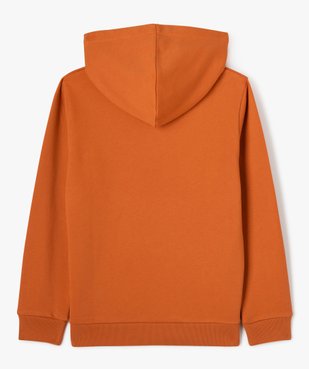 Sweat à capuche avec inscription garçon vue3 - GEMO (JUNIOR) - GEMO