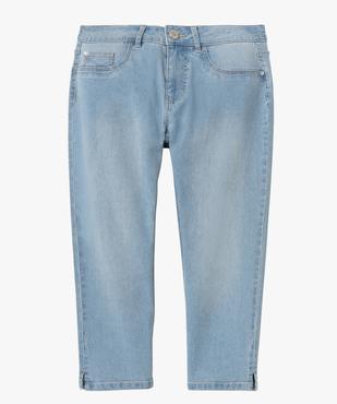 Pantacourt femme en jean coupe Slim vue10 - GEMO(FEMME PAP) - GEMO