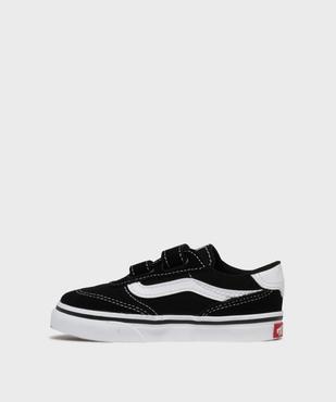 Baskets basses en cuir suédé et textile Brooklyn bébé fille - Vans vue3 - VANS - GEMO