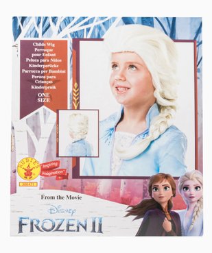 Perruque enfant Elsa La Reine des Neiges - Disney vue2 - DISNEY - GEMO