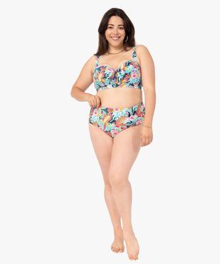 Haut de maillot de bain femme effet drapé  vue5 - GEMO (PLAGE) - GEMO