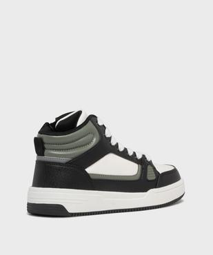 Baskets montantes à lacets et zip garçon - 5 Miles vue4 - 5 MILES - GEMO