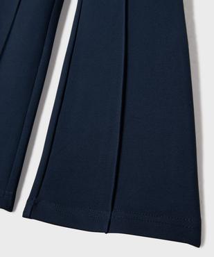 Pantalon en maille coupe flare fille vue2 - GEMO 4G FILLE - GEMO