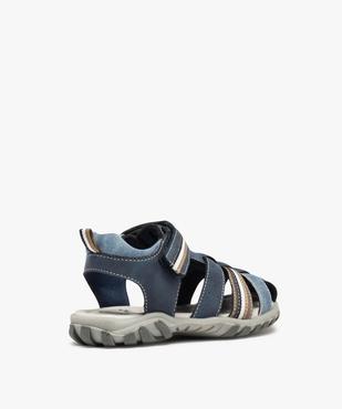 Sandales garçon multi-brides fermeture scratch vue4 - GEMO (ENFANT) - GEMO