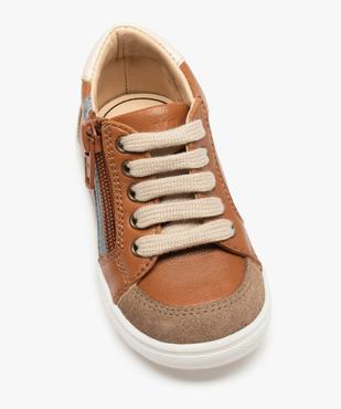 Baskets bébé garçon mid-cut dessus cuir – NA! vue5 - NA! - GEMO