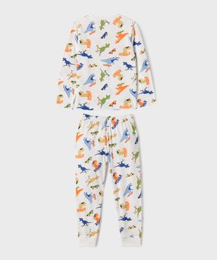 Pyjama en coton à motifs dinosaures garçon vue3 - GEMO 4G GARCON - GEMO