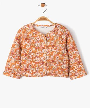 Sweat matelassé boutonné bébé fille - LuluCastagnette vue1 - LULUCASTAGNETTE - GEMO